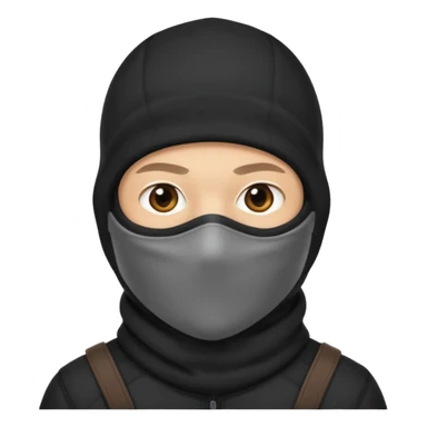 thief in a balaclava sticker
