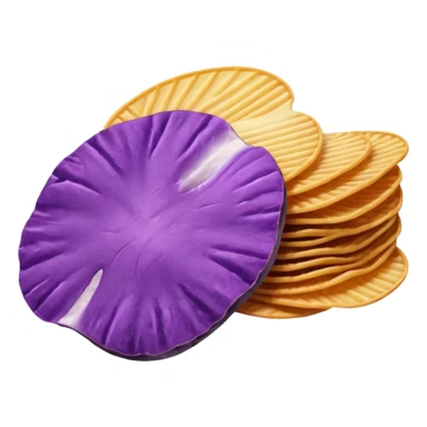 purple potato chips sticker