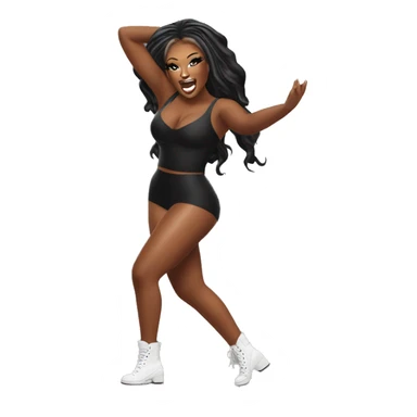Megan Thee Stallion dancing sticker
