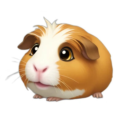Drama queen guinea pig sticker