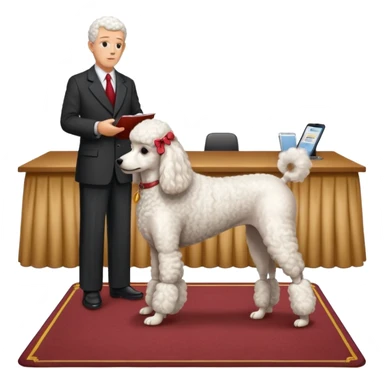 Poodle Dog Meeting and Trial sticker
