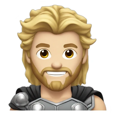 Thor superhero sticker