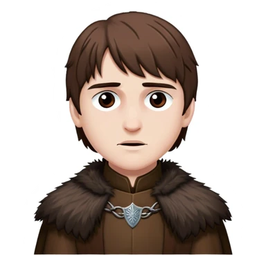 Bran Stark from game of thrones sticker