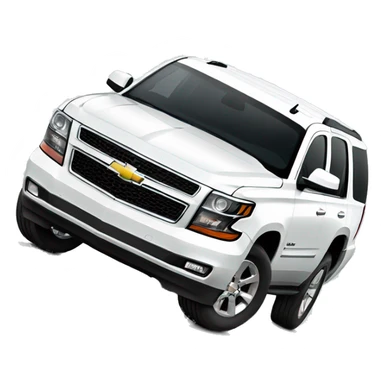 Chevy Tahoe white sticker