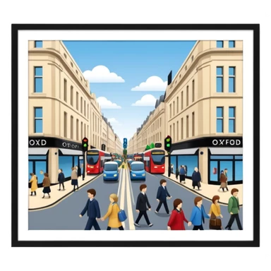 oxford street panneau sticker