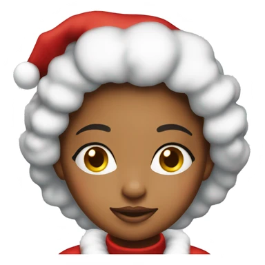 Young Mrs santa claus  sticker
