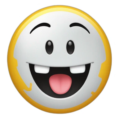 un smiley heureux sticker
