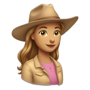 Une très jeune fille qui fait du cheval sticker