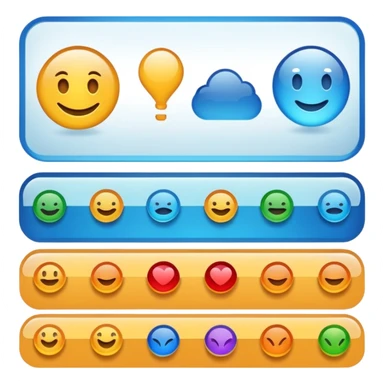 app interface window with drag-and-drop elements sticker
