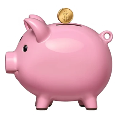 piggy bank sticker