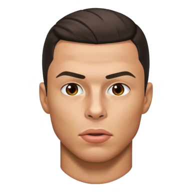 ronaldo qui se mort les lèvres  sticker