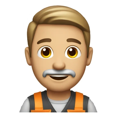 carpenter man sticker