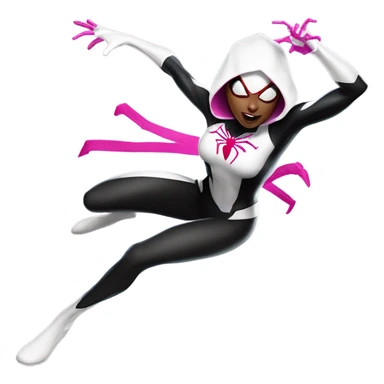 Spider-Gwen pose sticker