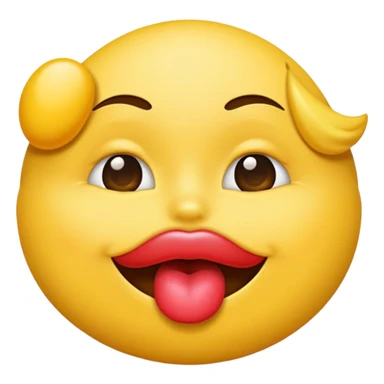 Emoji sending kisses sticker