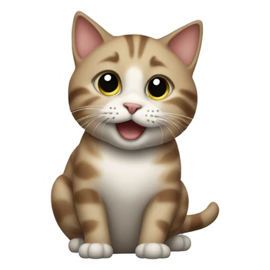 Cat whispering  sticker