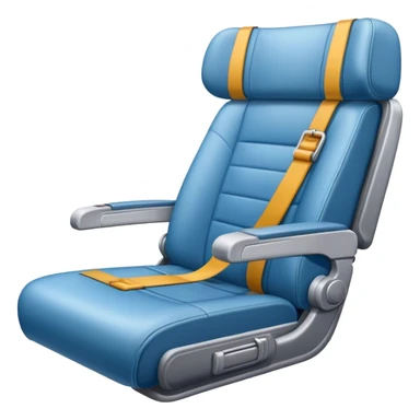plane seat seatbelt sticker