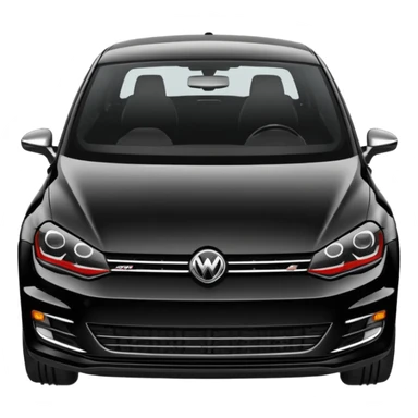 black golf mk7 2016 sticker