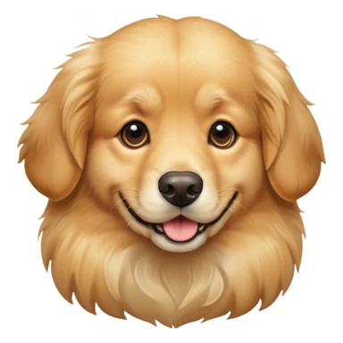 cute friendly dog sticker