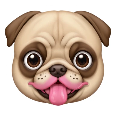 Pug apaixonado sticker