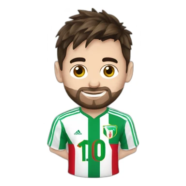 Messi avec le maillot de l’Algérie  sticker
