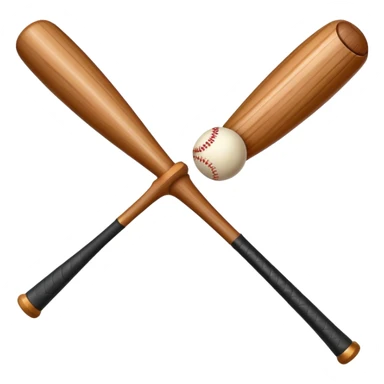 wood with a bat sticker