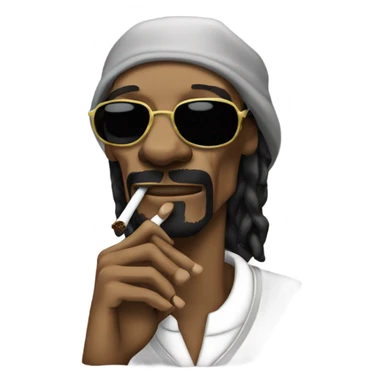 Snoop dogg smoking sticker