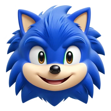 Sonic the hedgehog chilling sticker