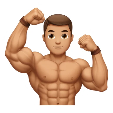 Muscle Flex sticker