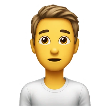 a face that reads like "okay damn sorry i asked" sticker