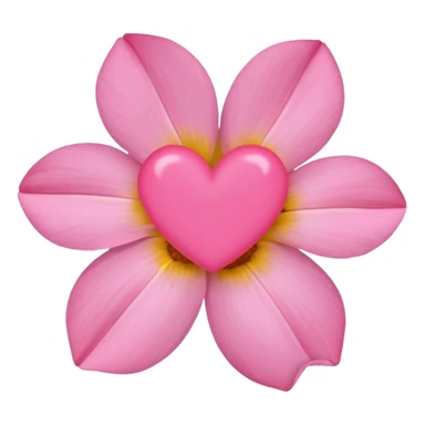 Create a minimalist, pastel-colored emoji inspired by the stock flower (Şebboy), with soft petals and a hidden heart symbol to represent love and tenderness. sticker