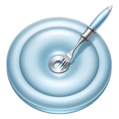 silicone breast implant with scalpel sticker