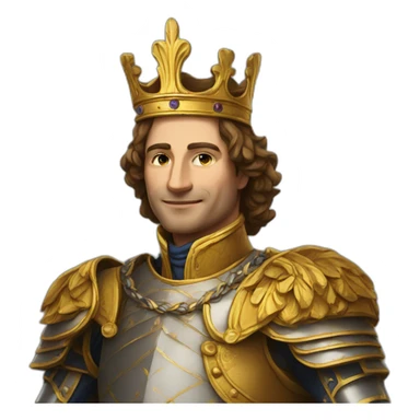 Louis 14 Le roi soleil sticker