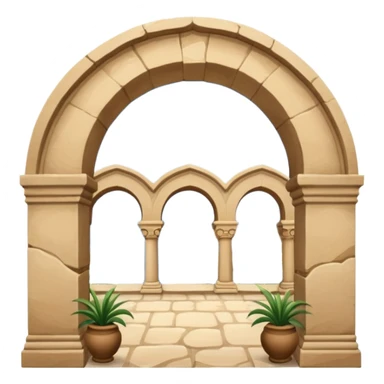 triple arch like santa barbara serial sticker