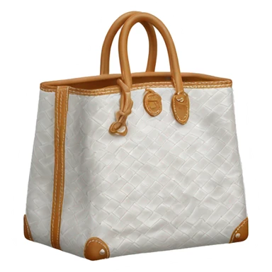 White mini anjou goyard bag sticker