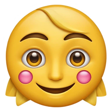 Un emoji con cara de misterio sticker