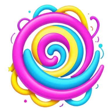 Techno/EDM musique mix color sticker