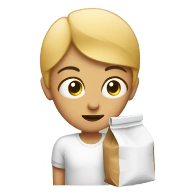 Side eye with sugar bag sticker