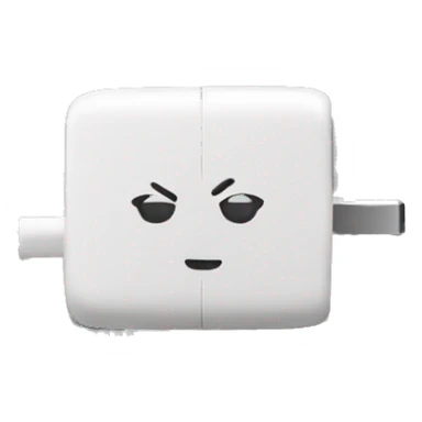 Iphone charger sticker