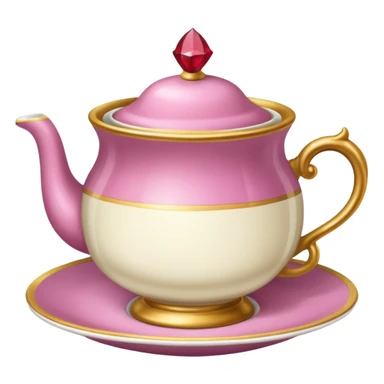 Princess antique tea cup sticker