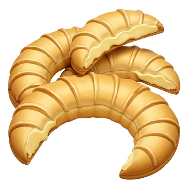 Vanilla crescent cookies sticker