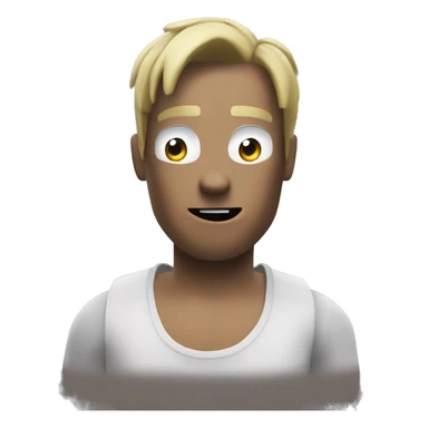 Roblox noob Saying OOF! sticker