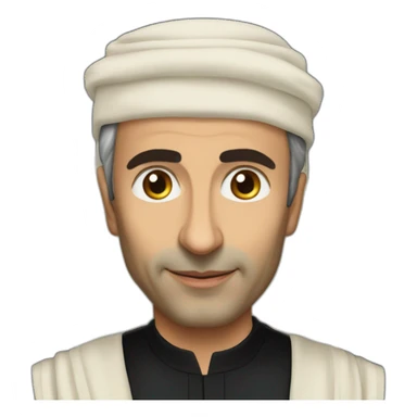 Eric zemmour avec l’abaya sticker