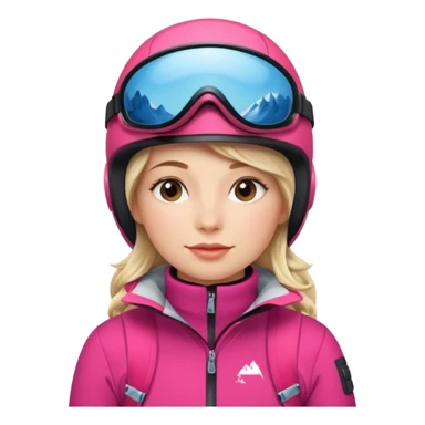 Woman Skiing Background Matterhorn sticker