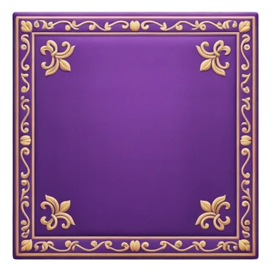 traditional patterned purple carpet sticker