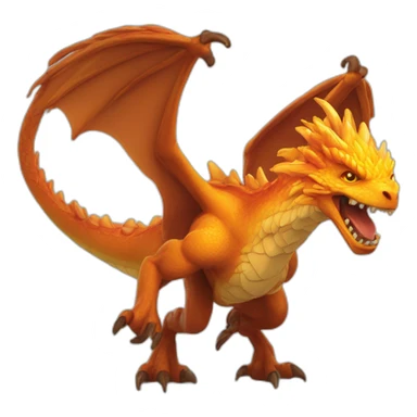 Un roux qui est sur un dracofeu sticker