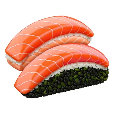 Pink sushi sticker
