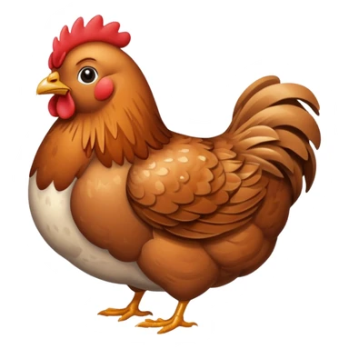 Hen sticker