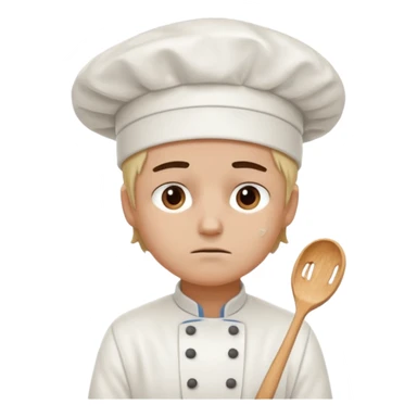 Cringe overworked pastry chef sticker