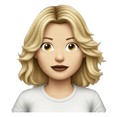 michelle pfeiffer cartoon wearing tee sticker