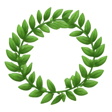 laurel wreath sticker